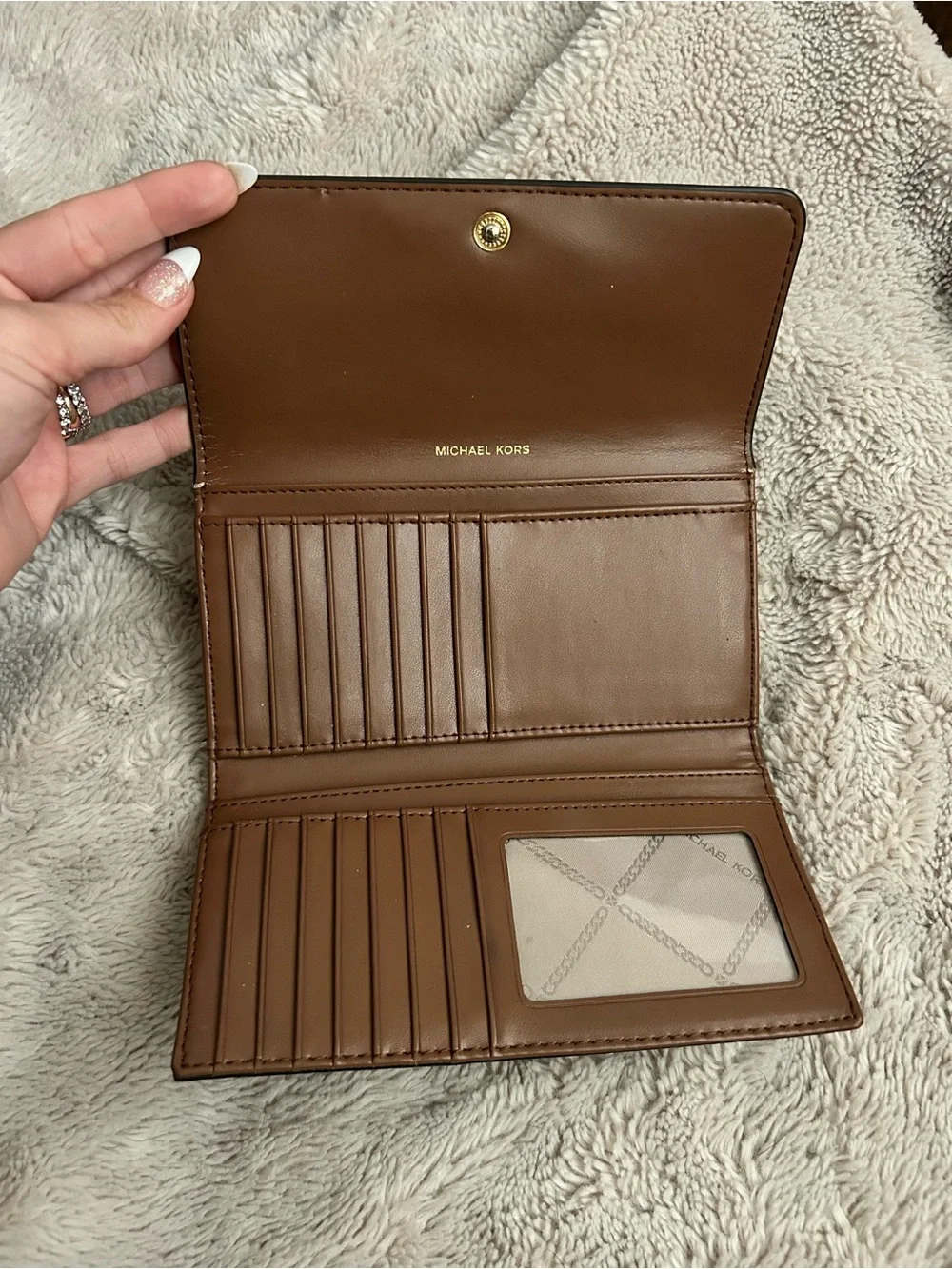 Michael Kors compact pebbled
